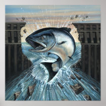 King Salmon Breaks Dam posters