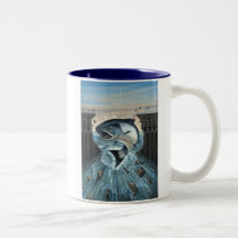 KIng Salmon Breaks through dam Mug