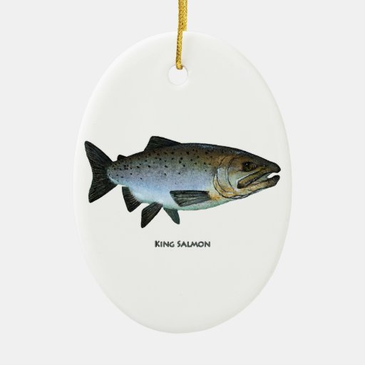 king salmon ceramic ornament zazzle king salmon ceramic ornament zazzle