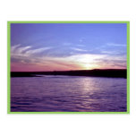 King Salmon River Sunset Post Card