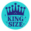 King Size Fun Sticker by tshirtdujour King Size Fun Sticker
