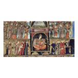 King Solomon And Bilkis Queen Of Sheba By Osmanisc Custom Photo Card