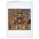 King Solomon And Queen Of Sheba By Ottoman Master Greeting Card