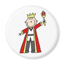 King Stick Figure Magnet by stick_figures King Stick Figure Magnet
