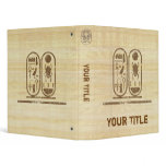 King Tut Cartouche Vinyl Binder
