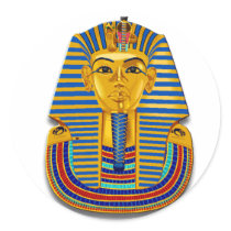 King Tut Mask Stickers