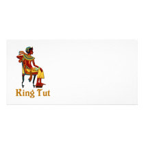King Tut on his Throne photo cards