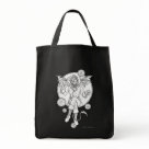 grocerytote - Awesome Bag made from my original Sketch named "King Zerick" ! Choose the style and color to make you very own lovely bag!: Sizes  Available colors: black