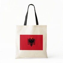 Kingdom Of Albania, Albania flag Canvas Bags
