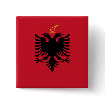 Kingdom Of Albania, Albania flag Buttons