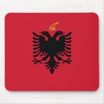 Kingdom Of Albania, Albania flag mousepads