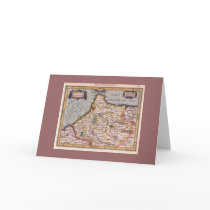 Kingdom of Fes, Antique Map - Greeting Card by AntiqueImages Kingdom of Fes, Antique Map - Greeting Card