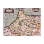 Kingdom of Fez Fes Antique Map of Morocco Postcard