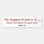Kingdom of God (white) Bumper Sticker