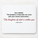 Kingdom of God Within You (light background) mousepads by experiencethebible Kingdom of God Within You (light background) mousepads