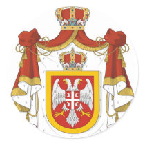 Kingdom of Serbia stickers