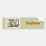 Kingdome of England (Kingdom of England) Map/Flag Bumper Stickers