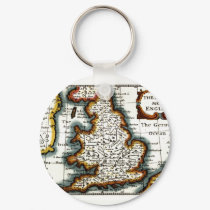 Kingdome of England (Kingdom of England) Map/Flag keychains