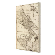 Kingdoms of Naples and Sicily, Italy Canvas Print