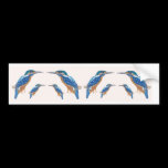 KingFisher Bird bumper stickers