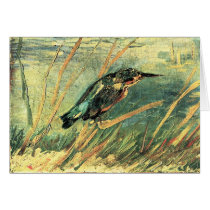 Kingfisher by Vincent van Gogh Cards
