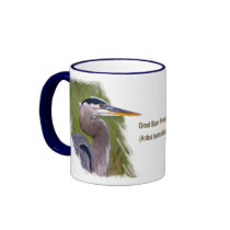 Kingly Blue Heron Mug