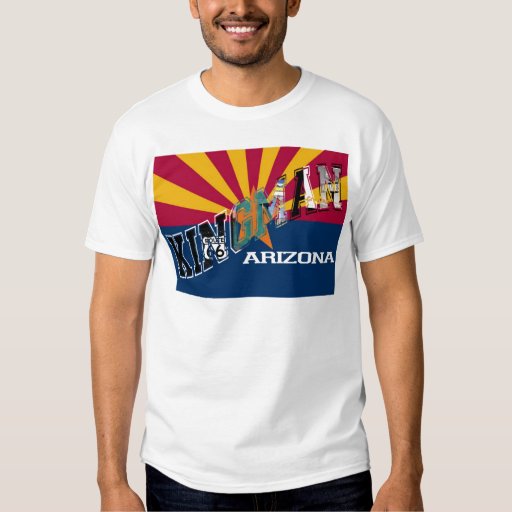 Kingman Arizona Flag Route 66 TShirt Zazzle