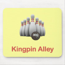 Kingpin Alley Bowling Mousepad