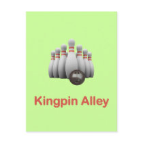 Kingpin Alley Bowling Postcards