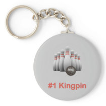 Kingpin Bowling Keychain