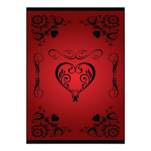 Kings and Queens Playing Card RSVP Announcement