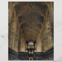 King's College Chapel ~ Cambridge, England Personalized Flyer