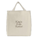 King's Kids Rocks Embroidered Bag embroidered bags