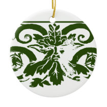 King's Raven Green Man Ornament ornaments