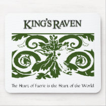 Kings Raven mouse pad mousepads