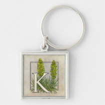 King's Spear Flower Monogram keychains