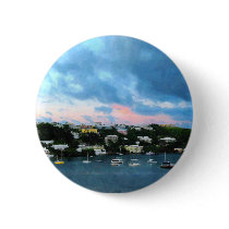 King's Wharf Bermuda Harbor Sunrise Buttons