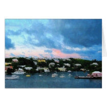 King's Wharf Bermuda Harbor Sunrise Cards