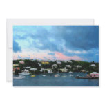 King's Wharf Bermuda Harbor Sunrise Announcement