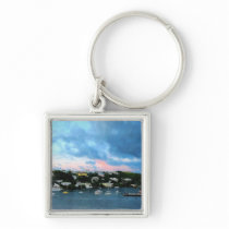 King's Wharf Bermuda Harbor Sunrise Key Chains
