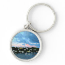 King's Wharf Bermuda Harbor Sunrise Key Chains
