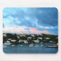 King's Wharf Bermuda Harbor Sunrise Mousepads