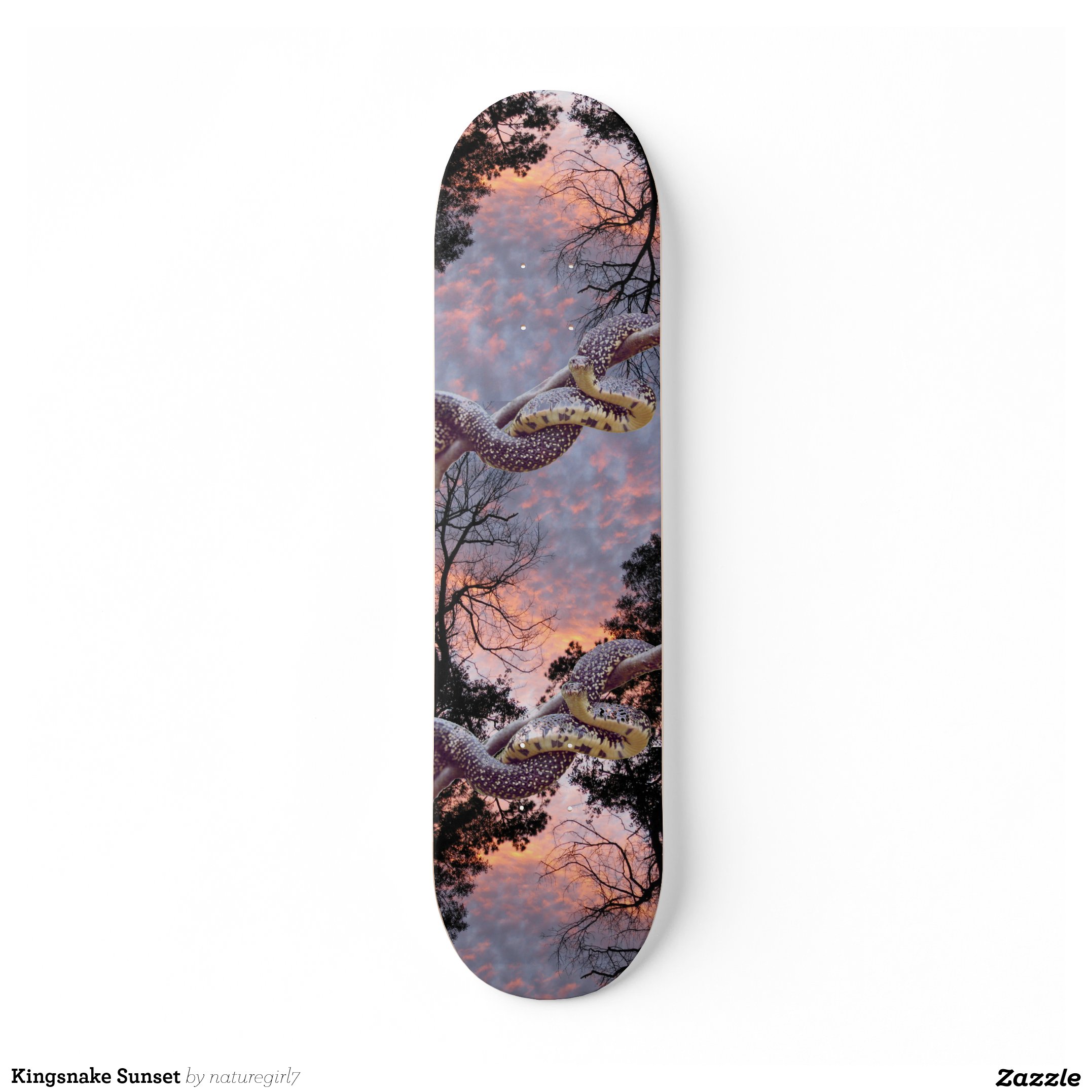 Kingsnake Sunset skateboard