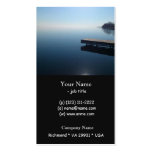 Kingston lake,Ontario. Beautiful photo of lake Business Card