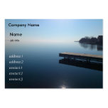 Kingston lake,Ontario. Beautiful photo of lake Business Card