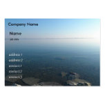 Kingston lake,Ontario. Beautiful photo of lake Business Card Template