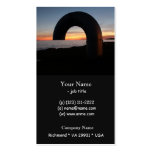 Kingston lake,Ontario sunset. Business Card Template