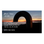 Kingston lake,Ontario sunset. Business Card Templates