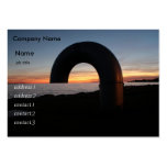 Kingston lake,Ontario sunset. Business Card Templates