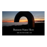 Kingston lake,Ontario sunset. Business Card Template